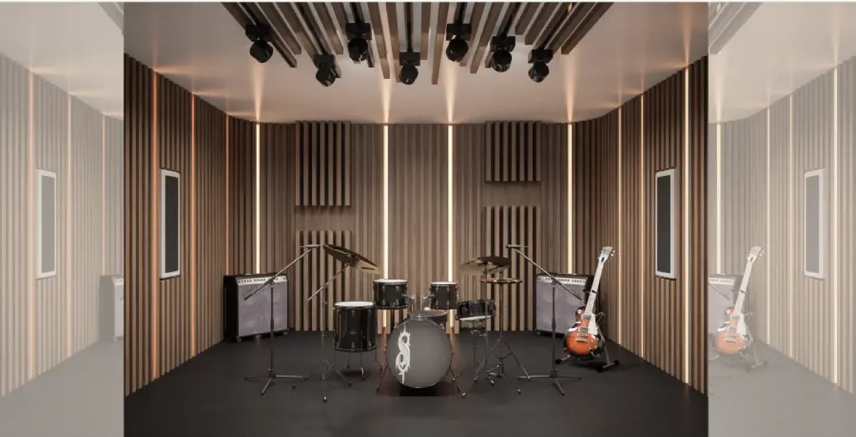 RAK Academy Music Center front studio view