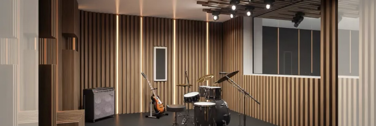 RAK Academy Music Center side studio view