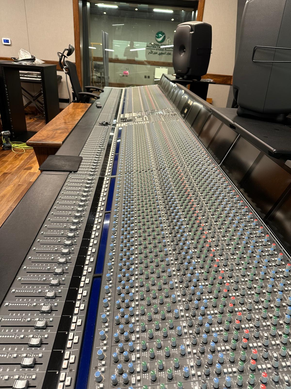 Professional studio mixing console