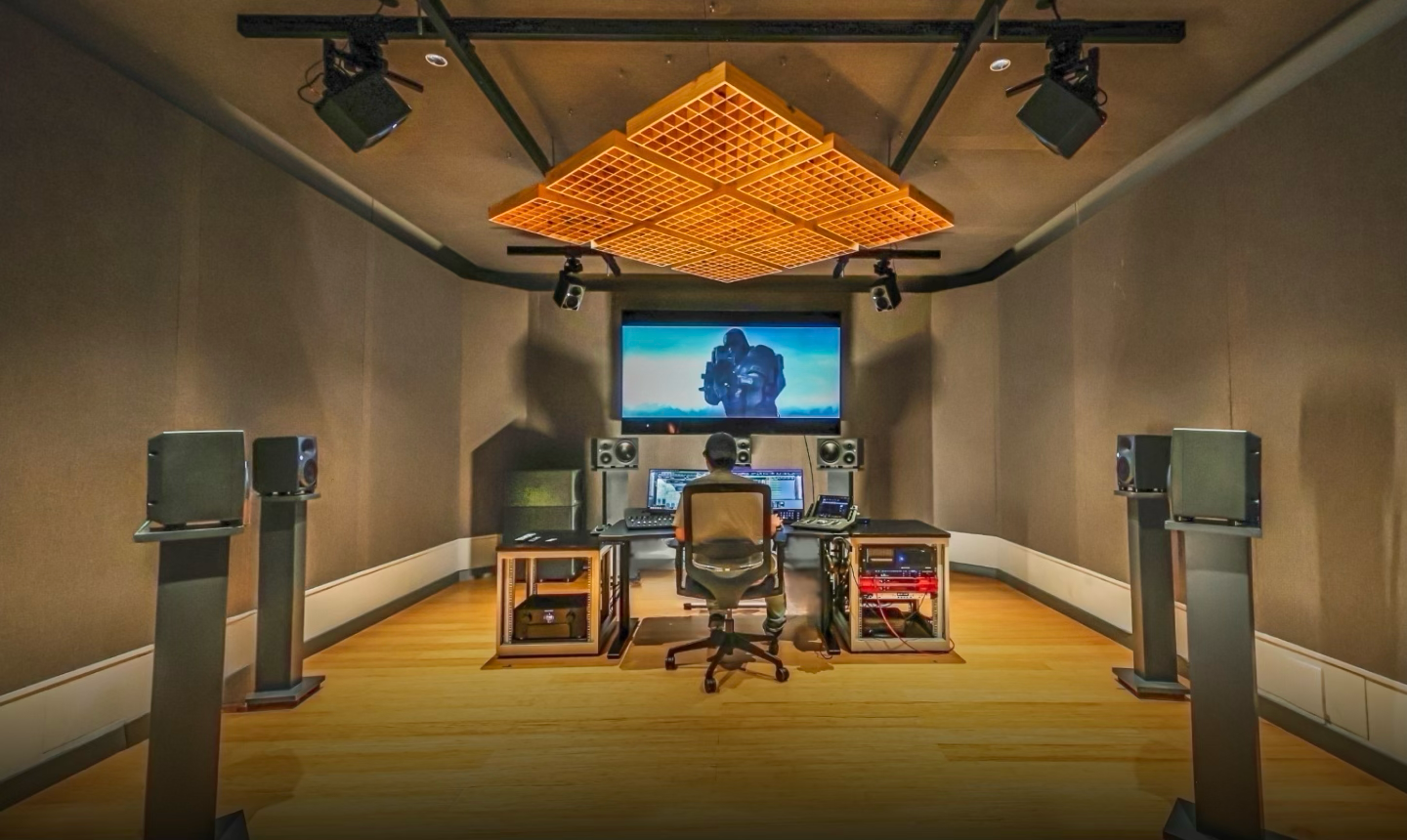 Dolby Atmos immersive audio studio